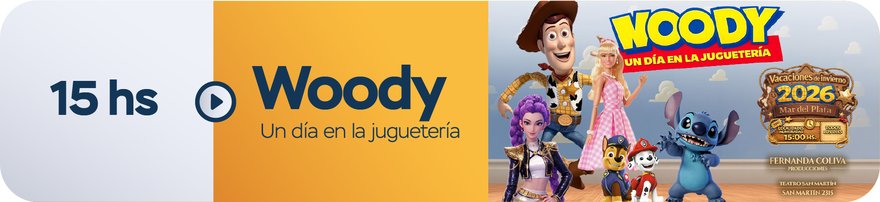 Woody - Un día en la juguetería - 15hs